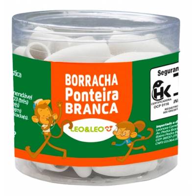 BORRACHA LEO&LEO PONTEIRA BRANCA