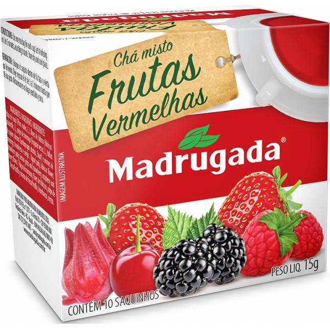 MADRUGADA CHA FRUTAS VERMELHAS